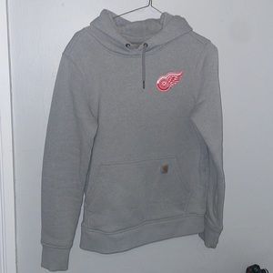 Carhartt Detroit red wings hoodie . Size small